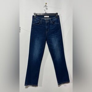 Flying Monkey Dark Blue Women High-Rise Ankle Jeans‎ Size 27 Inseam 26”